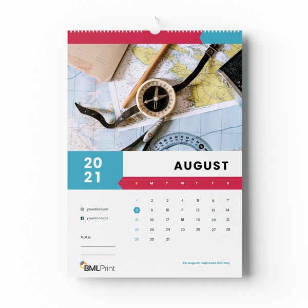 Wiro Bound Business Wall Calendars